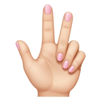 pinky finger up sticker