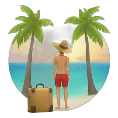 travel maldives sticker