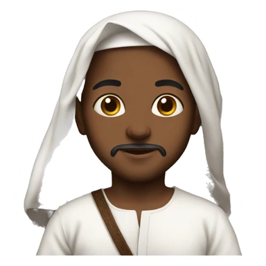 Arab, infant sticker