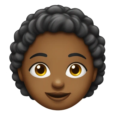 Mãe negra segurando bebê  sticker