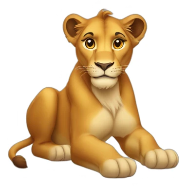 Nala du roi lion sticker