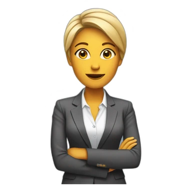 business coach woman sticker