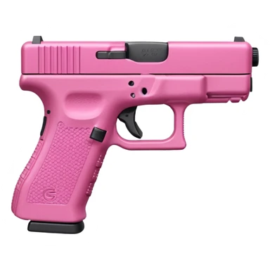 Glock 19 rosa sticker