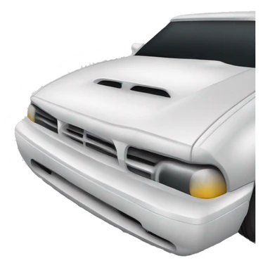 White lowered car  sticker