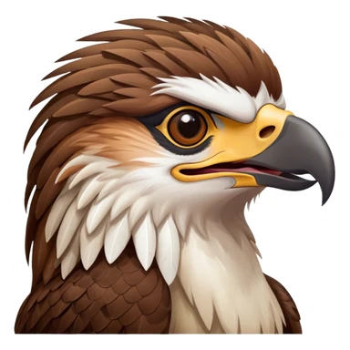 A philippine Eage smiling sticker