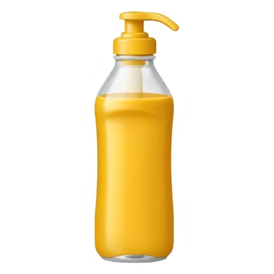 Mustard bottle sticker