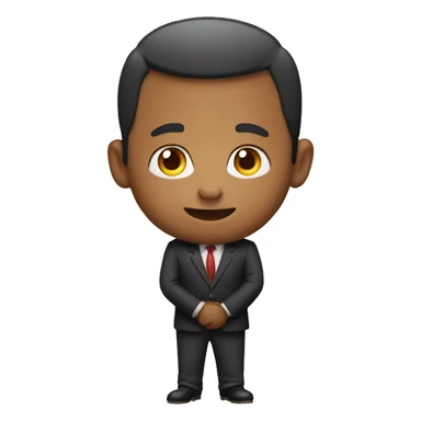 Man proposing sticker