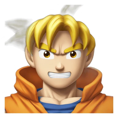 Son Goku énervé sticker