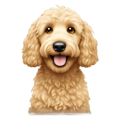 Mini golden doodle  sticker