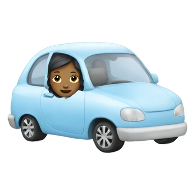 ice skater in a car sticker