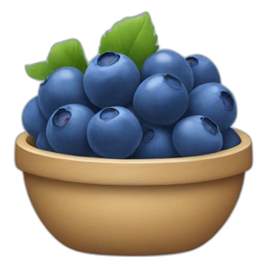 Blueberry sticker