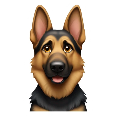 German shepherd dog sticker