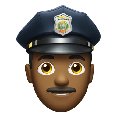 Cops looking at Christmas lights sticker