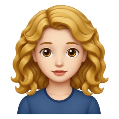 Dalgalı saç lia sticker