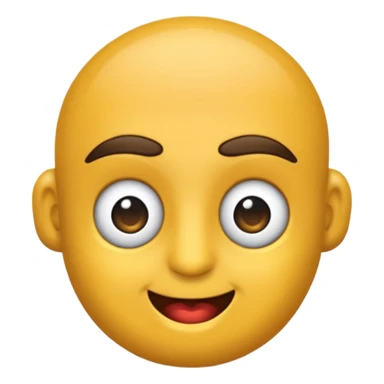 emoji cu un pupic albastru  sticker