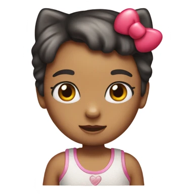 Hello kitty heart eyes sticker