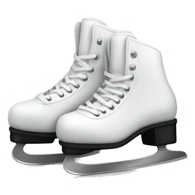 cute ice skates sticker