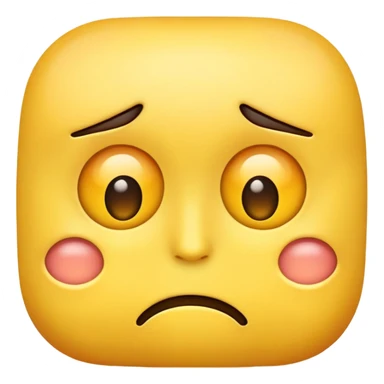 Emoji with eyebags sticker