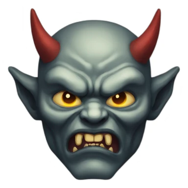 Inner demon oni sticker