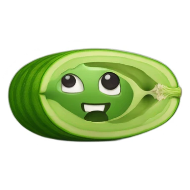Courgette cannibal soap sticker