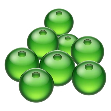 green beads sticker