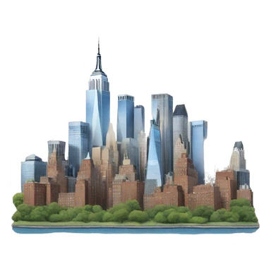 New York city Skyline sticker