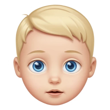 baby blue eyes sticker