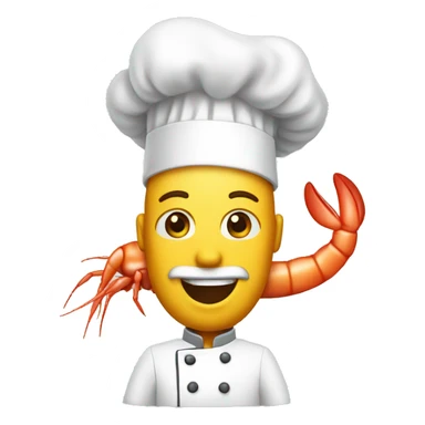 chef shrimp sticker