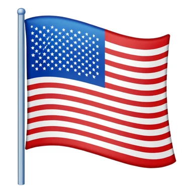 American flag inverted sticker