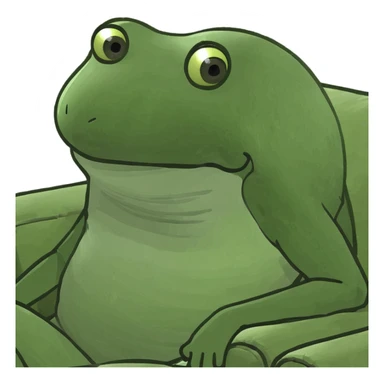 red sofa 3/4 inclined angle sticker