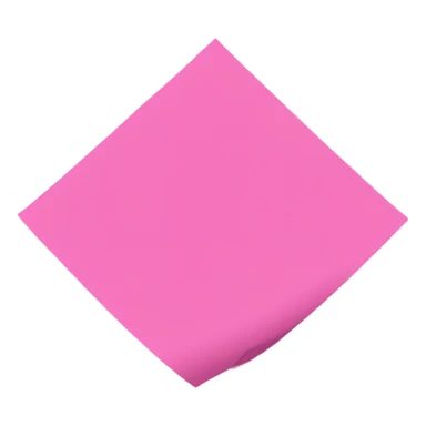 Pink paper sticker