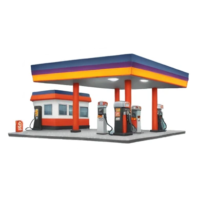 Scary gas station sticker
