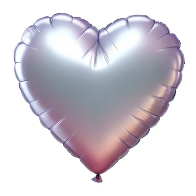 Foil balloon heart  sticker