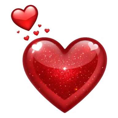 Glitter heart. No bg  sticker