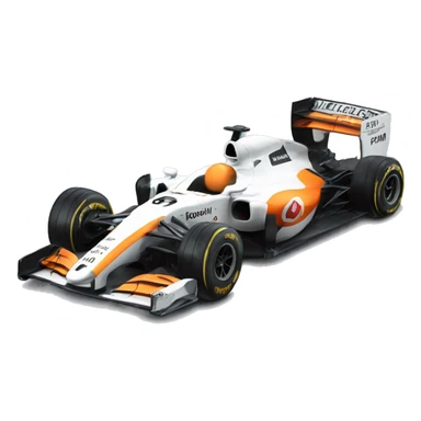 A F1 McLaren car  sticker