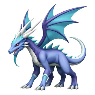  cool edgy colorful Suicune-Dialga-Reptile full body sticker