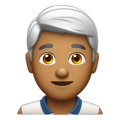 indian guy in a polo sticker