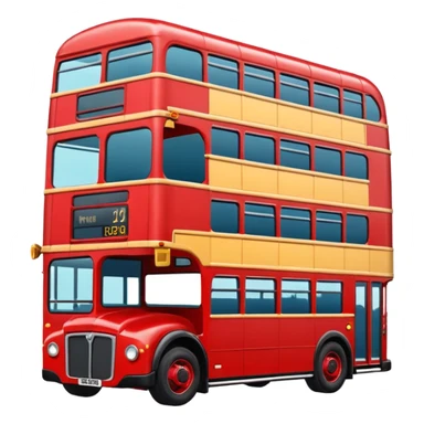 double-decker bus sticker