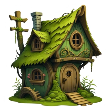 Baba yaga hut  sticker