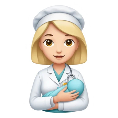 A midwife sticker