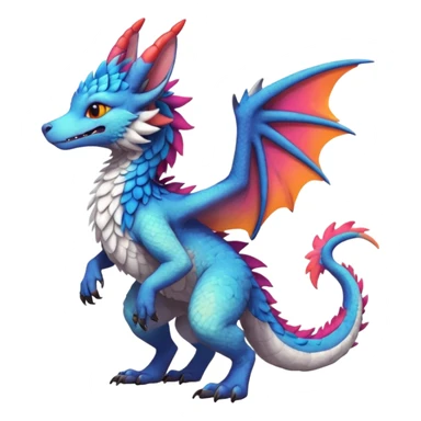 "Dutch Angel Dragon"-Trico-Vernid-Sergal-hybrid-fusion sticker