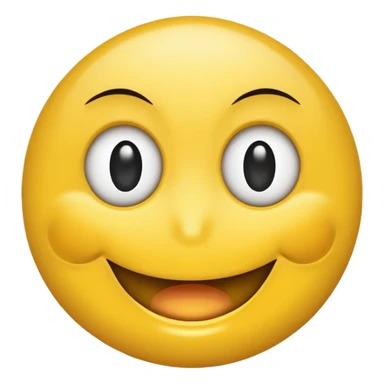 Smiley face but one eye is twitching  sticker