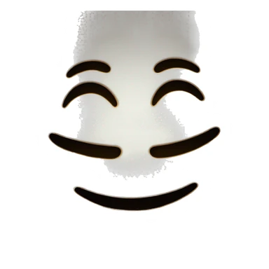 two smiling face emojis, they are next to each other but one is slightly behind the other one and in the shadows sticker
