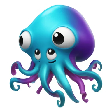 Splatoon squid sticker