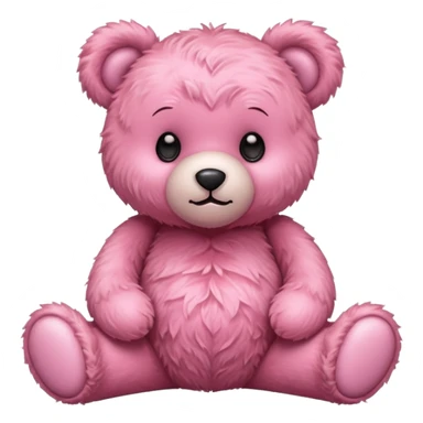 Yumuş yumuş pembe ayıcık  sticker