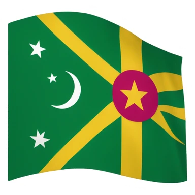 Flag of azad kashmir   sticker