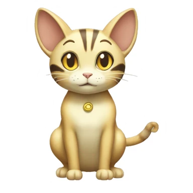 Meowth Full Body sticker