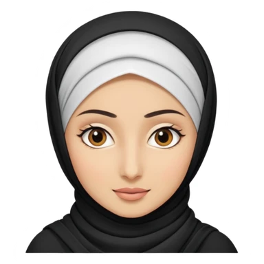 Hijabi with a cool vibes sticker