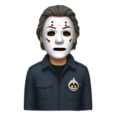 Micheal myers sticker