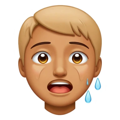 Crying but happy  sticker